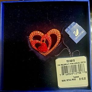 Swarovski Tri Colored Pin